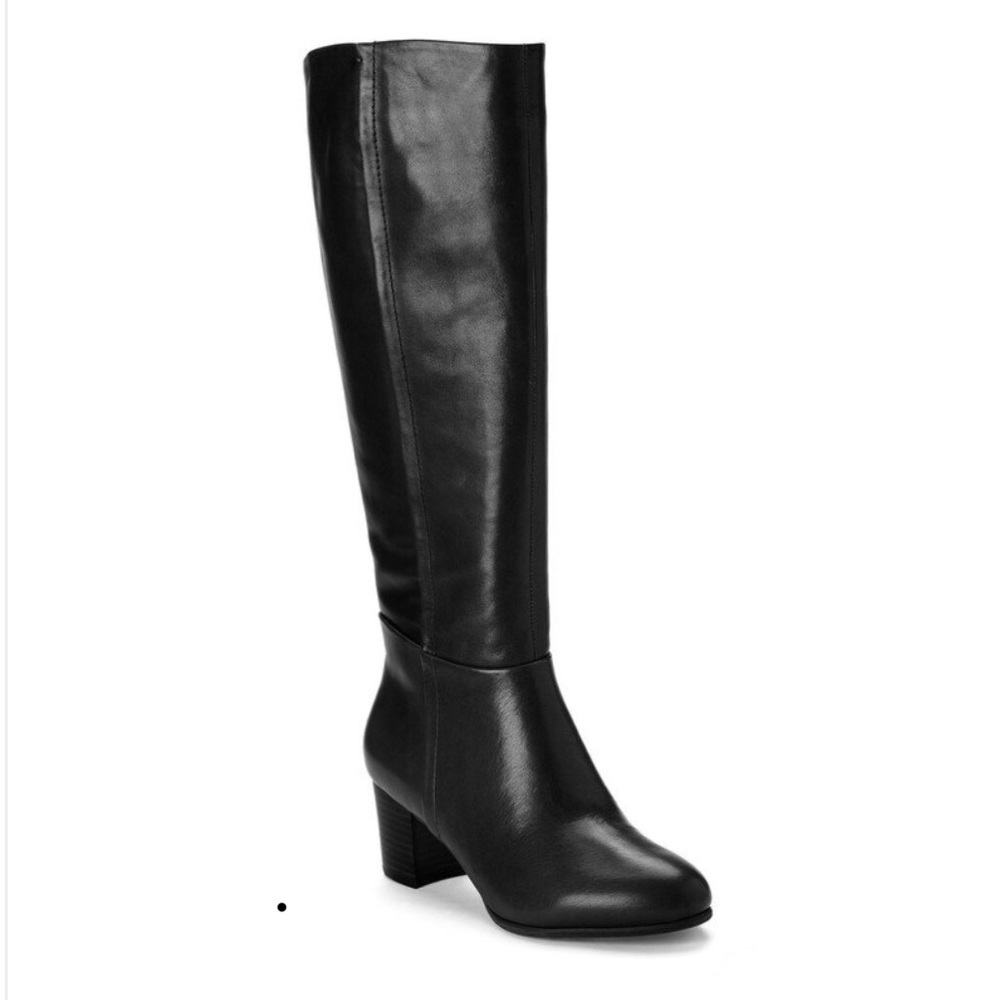 Vionic Thalia Knee High Black Boots with Box EUC